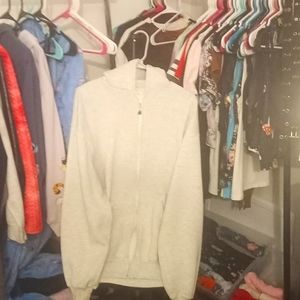 Comfortable light grey hoodie